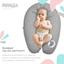 Подушка для беременных и кормления Papaella, 190х30 см, серый (8-31885) - миниатюра 2