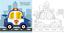 Раскраска Кристал Бук Транспорт в большом городе, с аликациями и заданиями, 40 наклеек, 16 страниц (F00026145) - миниатюра 2