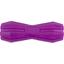 Іграшка для собак Agility гантель з отвором 15 см фіолетова - мініатюра 1