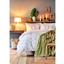 Набор постельного белья Karaca Home Sonya yesil с покрывалом пике, ранфорс, евростандарт, зеленый - миниатюра 1