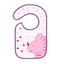 Слинявчик-нагрудник махровий BabyOno Flavour Explorer, рожевий (832) - мініатюра 1