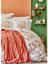 Набор постельное белье с пледом Karaca Home Elsira blush 2020-1, евро, персиковый, 7 предметов (svt-2000022238724) - миниатюра 1