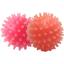 Іграшка для собак Fox М'ячі з шипами, із запахом ванілі, 4 см, червоний та помаранчевий - мініатюра 1