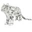 М'яка іграшка Hansa Animal Seat Сніжний барс, 78 см (7240) - мініатюра 1