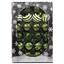 Набір ялинкових кульок Stenson 24 шт. green (25956) - мініатюра 1