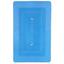 Коврик суперпоглащающий в ванную Stenson 60x40 см прямоугольный светло-голубой (26264) - миниатюра 2