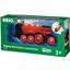 Могутній червоний локомотив для залізниці Brio на батарейках (33592) - мініатюра 1