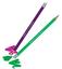 Набір кольорових олівців Сolorino Erasable, 12 кольорів (92531PTR) - мініатюра 2