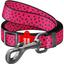 Повідець для собак Waudog Nylon Кавун, нейлоновий, М, 122х2 см, рожевий - мініатюра 1