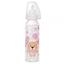 Стеклянная бутылочка Nip Мишка, 250 мл, светло-розовый (35072) - миниатюра 1