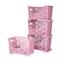 Набір кошиків Violet House Ажур Powder, 36х27х88 см, рожевий, 4 шт. (0409 Ажур POWDER Набір 4 шт. 36*27*88 см) - мініатюра 1