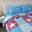 Комплект постельного белья Руно Звезда Остра, семейный, микрофайбер, голубой (6.52Зірка Остра) - миниатюра 2