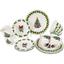 Сервиз столовый Lefard Рождественский, 4 персоны, 16 предметов, белый с зеленым (922-002) - миниатюра 1