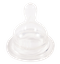 Соска силіконова Курносики, кругла, для широкого горлечка, розмір L, від 6 міс. (7033 L) - мініатюра 1