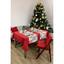 Скатертина Прованс Merry Christmas 132х120 см червона (31424) - мініатюра 4