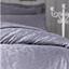 Комплект постільної білизни Victoria Deluxe Jacquard Sateen Rimma, сатин-жаккард, євростандарт, 220х200 см, сірий (2200000548801) - мініатюра 2