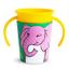Чашка непроливна Munchkin Miracle 360 WildLove Слоненя, 177 мл, жовтий (05177201.01) - мініатюра 1