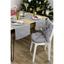 Подушка на стілець Прованс Merry Christmas 40 см сіра (31488) - мініатюра 4