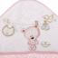 Полотенце с расческой и щеткой Interbaby Teddy, розовый (8100221) - миниатюра 3