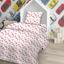 Комплект постельного белья Ecotton Поплин Фламинго, полуторный, 210х147 см, белый (22813) - миниатюра 1