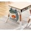 Детский многофункциональный столик и стульчик Poppet Мультивуд 3в1, белый (PP-010) - миниатюра 2