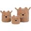 Набір корзин для іграшок Childhome Teddy, коричневий, 3 шт. (CCBTBSET) - мініатюра 1