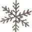 Декор Yes! Fun Сніжинка 25 см срібло (974735) - мініатюра 1