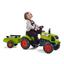 Трактор Falk 2041C Claas Arion на педалях с прицепом, зеленый (2041C) - миниатюра 6