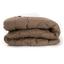 Одеяло шерстяное Руно Brown, евростандарт, 220х200 см, коричневый (322.52ШУ_Brown) - миниатюра 3