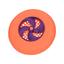 Фрісбі Battat, помаранчевий з фіолетовим (BX1356Z) - мініатюра 2