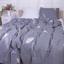 Підковдра на блискавці MirSon Cosiness 22-1350, сатин, 110х140 см, сіро-біла - мініатюра 1