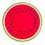 Сервировочный коврик Offtop D1, круглый, красный (862083) - миниатюра 1