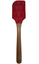 Лопатка силиконовая Offtop, 25 см, красный (834991) - миниатюра 1
