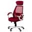 Кресло офисное Special4you Briz красный с белым (E0901) - миниатюра 1