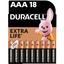 Щелочные батарейки мизинчиковые Duracell 1.5 V AAA LR03/MN2400, 18 шт. (737056) - миниатюра 1