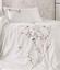 Комплект постельного белья Dantela Vita Butterfly krem-pudra сатин с вышивкой евро крем-пудра (svt-2000022303101) - миниатюра 3