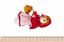 Набір ляльок для пальчикового театру Goki Червона шапочка, 5 шт. (51898G) - мініатюра 3