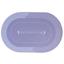 Килимок суперпоглинаючий у ванну Stenson 60x40 см овальний світло-фіолетовий (26250) - мініатюра 1