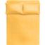 Простыня на резинке с наволочками Iris Home, premium ранфорс, 200х160+70х50 (2) см, ярко-желтые (svt-2000022306492) - миниатюра 1