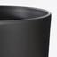 Кашпо Edelman Tusca pot round, 22,5 см, чорне, матове (144278) - мініатюра 4