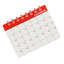 Доска-календарь для холодильника Supretto, магнитная, красный (7288) - миниатюра 3