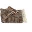 Плед Vladi Marsel Manifold, 140х200 см, коричневый с белым (603999) - миниатюра 8