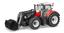 Трактор Bruder Steyr 6300 Terrus, з навантажувачем, червоний з білим (03181) - мініатюра 1