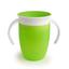 Чашка непроливна Munchkin Miracle 360 з ручками, 207 мл, зелений (01209401.03) - мініатюра 1