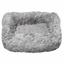 Лежак плюшевый для животных Milord Ponchik, прямоугольный, размер L, серый (VR07//0582) - миниатюра 1
