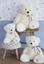 Мягкая игрушка Mailou Французский медведь, 65 см, белоснежный (MA0123) - миниатюра 3