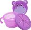 Контейнер для снеков Baby Team Непросыпайка, фиолетовый, 17х17х7 см, 240 мл (6205) - миниатюра 1