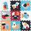 Дитячий розвиваючий ігровий килимок-пазл Baby Great Улюблені тварини, 92х92 см (GB-M2006) - мініатюра 1