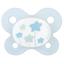 Пустушка латексна Baby-Nova Teddy, ортодонтична, 0-2 міс., блакитний (3966388) - мініатюра 1