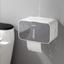 Держатель для туалетной бумаги МВМ My Home BP-15 клейкий, белый с серым (BP-15 WHITE/GRAY) - миниатюра 11